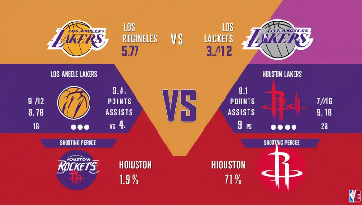 Houston Rockets vs Lakers Match Player Stats Today